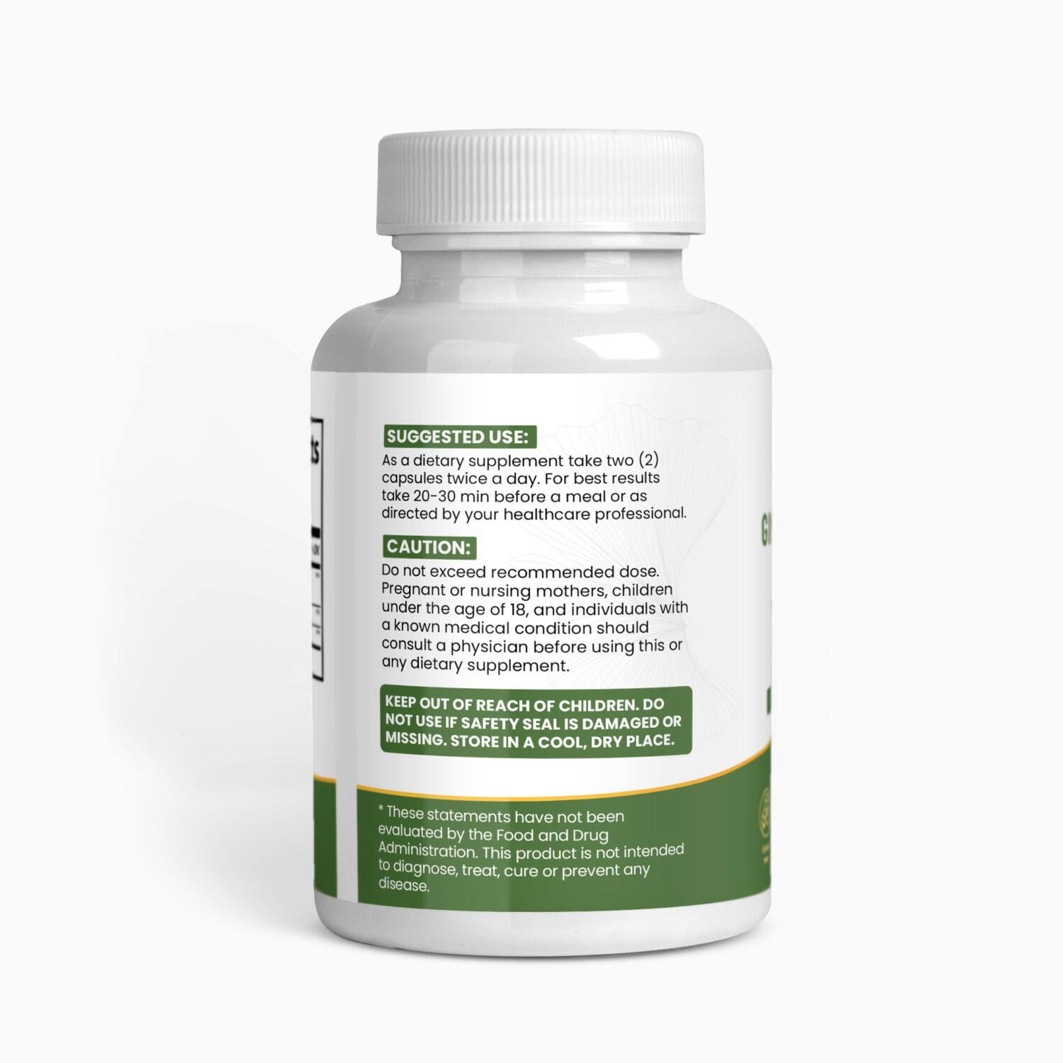 suggested use Ginko Biloba + Ginseng