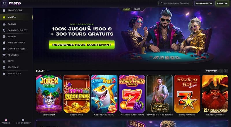Madcasino france à France