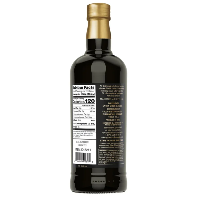 Omaggio Limited Reserve Italian Extra Virgin Olive Omaggio Limited Reserve Italian Extra Virgin Olive Oil 1 Liter nutrition facts Oil 1 Liter nutrition facts